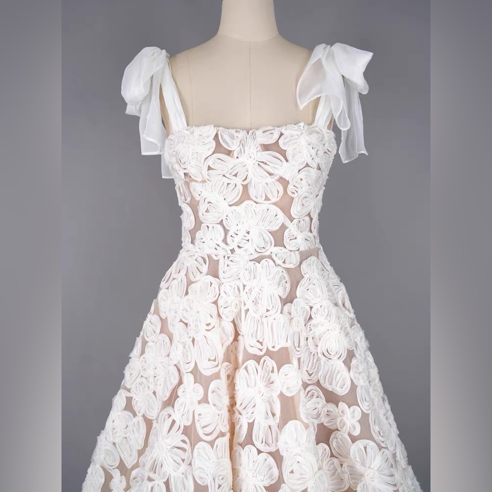 Bronx & Banco Sabrina White Midi Dress XS - Picture 7 of 17